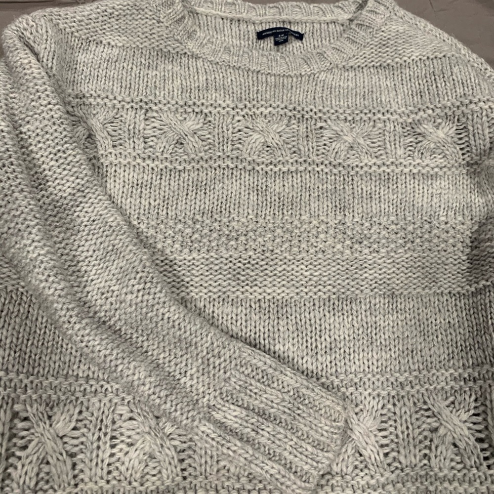 Grey American eagle sweater